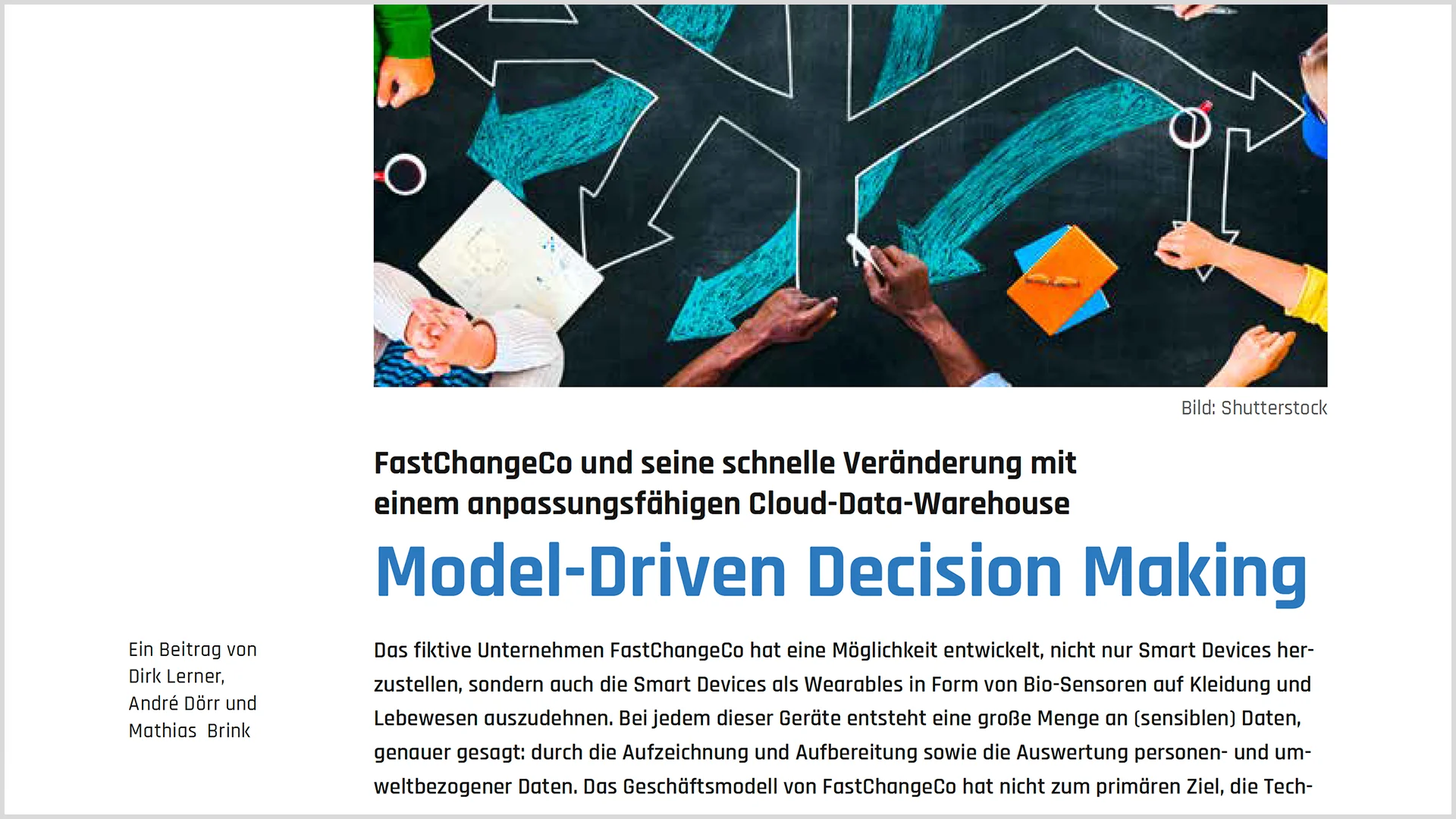 Model-Driven Decision Making